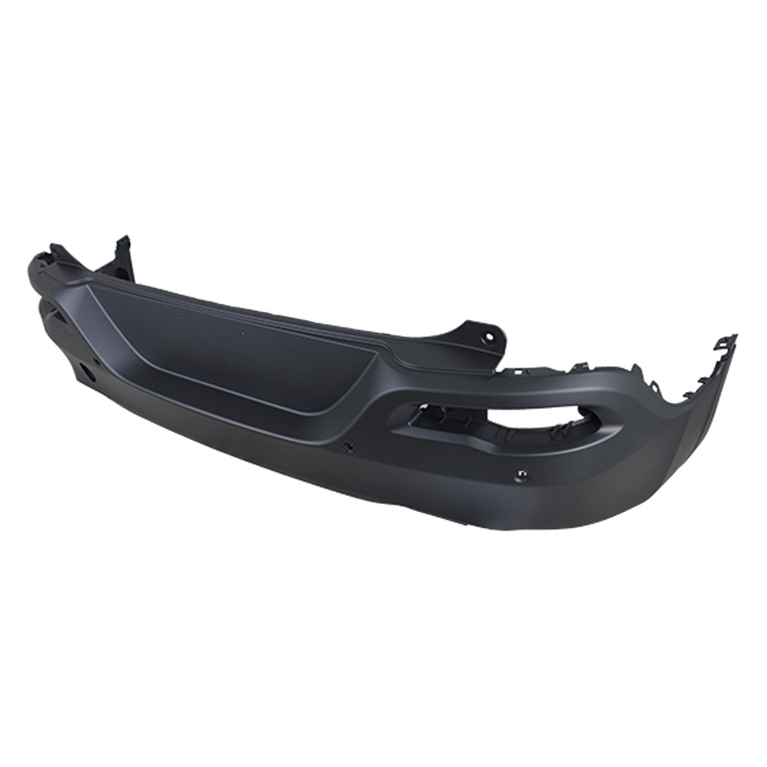 Bumper Cover Rear w/o PPPA w/ParkSense w/o Trailer Hitch Textured CAPA for Jeep Cherokee Limited Sport Latitude Limited Plus Latitude Plus 2014–2018
