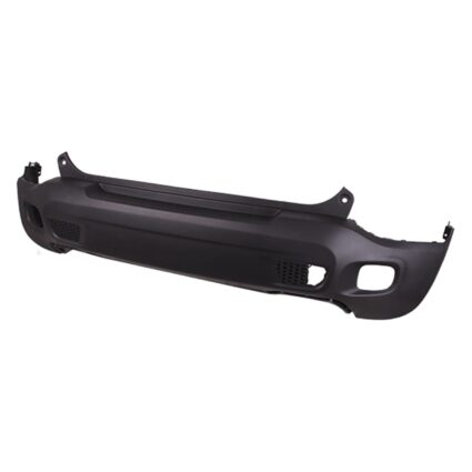 Bumper Cover Rear w/o Parking Sensor Type 2 Textured CAPA for Jeep Renegade Limited 2015–2020