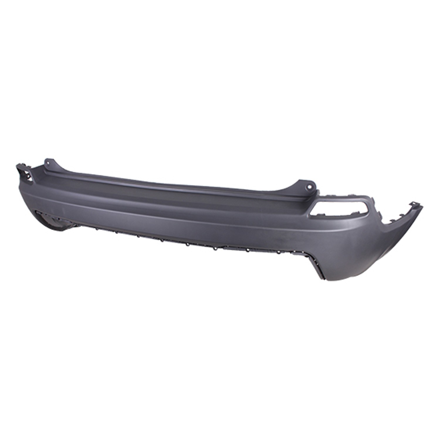Bumper Cover Rear w/o Advanced Park Assist w/o Park Assist Textured Black for Jeep Cherokee Limited Sport Latitude North Overland Altitude High Altitude Latitude Plus X Latitude Lux Upland 80th Anniversary Altitude Lux 2019–2023