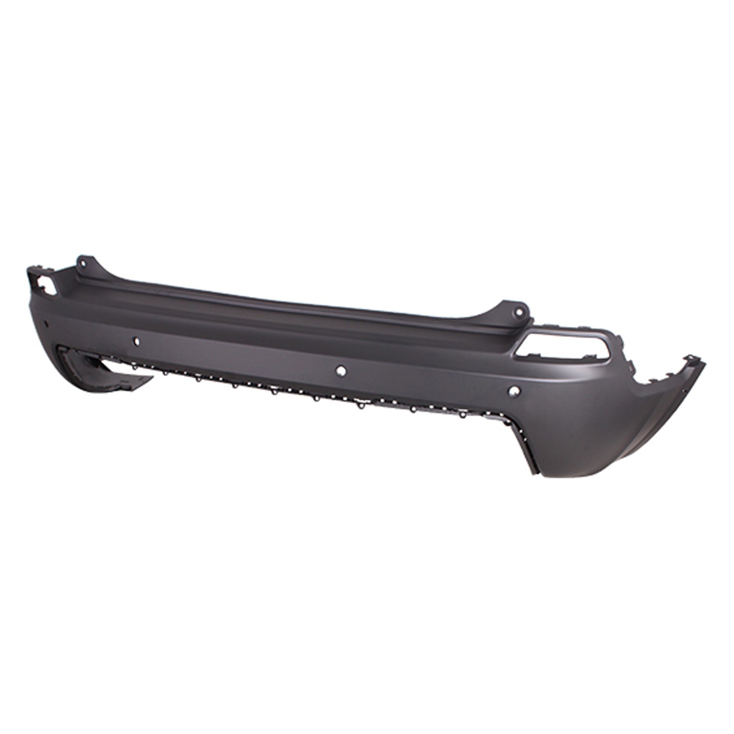 Bumper Cover Rear w/o Advanced Park Assist w/Park Assist Primed for Jeep Cherokee Limited Sport Latitude North Overland Altitude High Altitude Latitude Plus X Latitude Lux Upland 80th Anniversary Altitude Lux 2019–2023