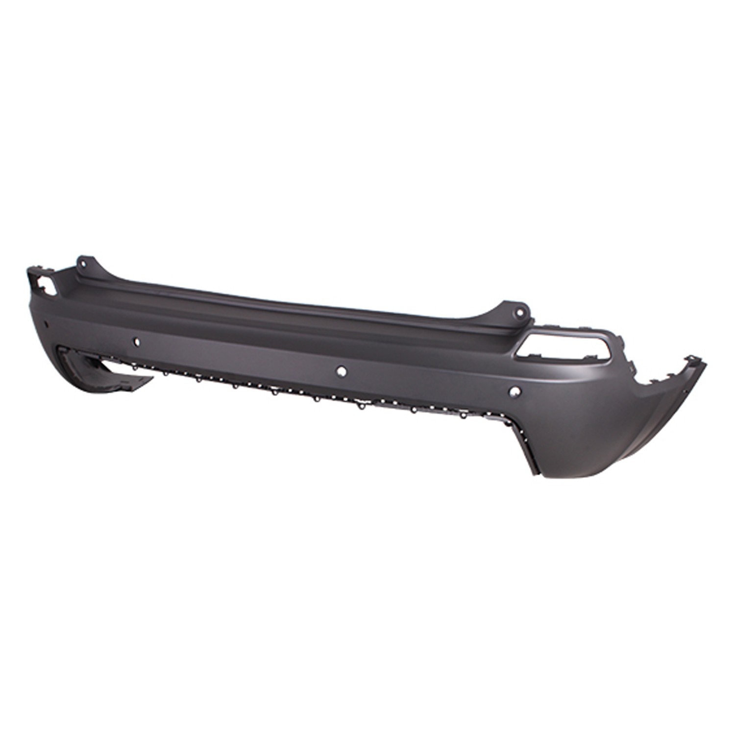 Bumper Cover Rear w/o Advanced Park Assist w/Park Assist Primed CAPA for Jeep Cherokee Limited Sport Latitude North Overland Altitude High Altitude Latitude Plus X Latitude Lux Upland 80th Anniversary Altitude Lux 2019–2023