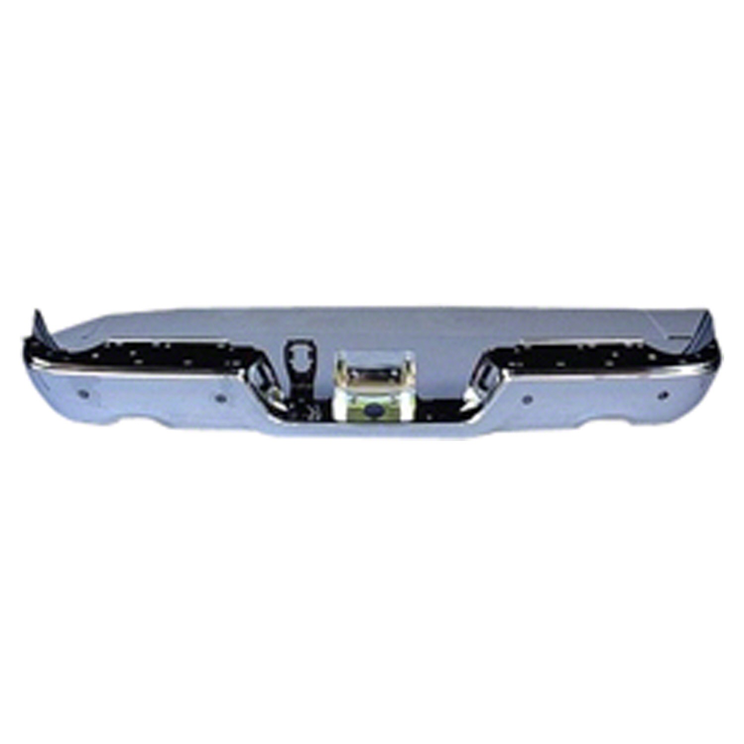Bumper Face Bar Rear w/Dual Exhaust w/Parking Sensor Chrome for Dodge Ram 1500 Ram 1500 1500 Classic