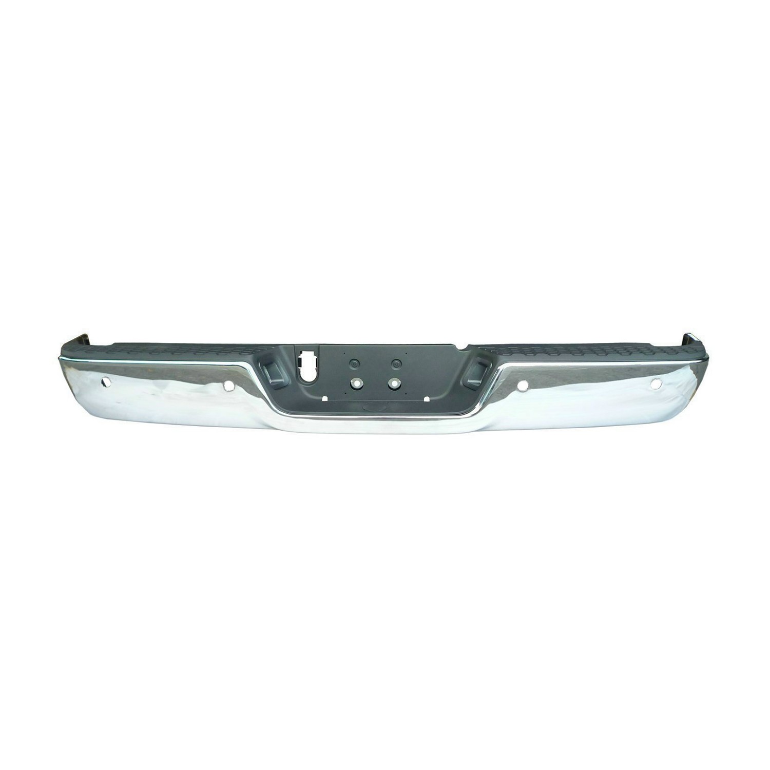 Bumper Assembly Rear w/o Dual Exhaust w/Parking Sensor w/Licence Lamps Chrome CAPA for Dodge Ram 2500 Ram 3500 Ram 1500 Ram 1500 2500 3500 1500 Classic