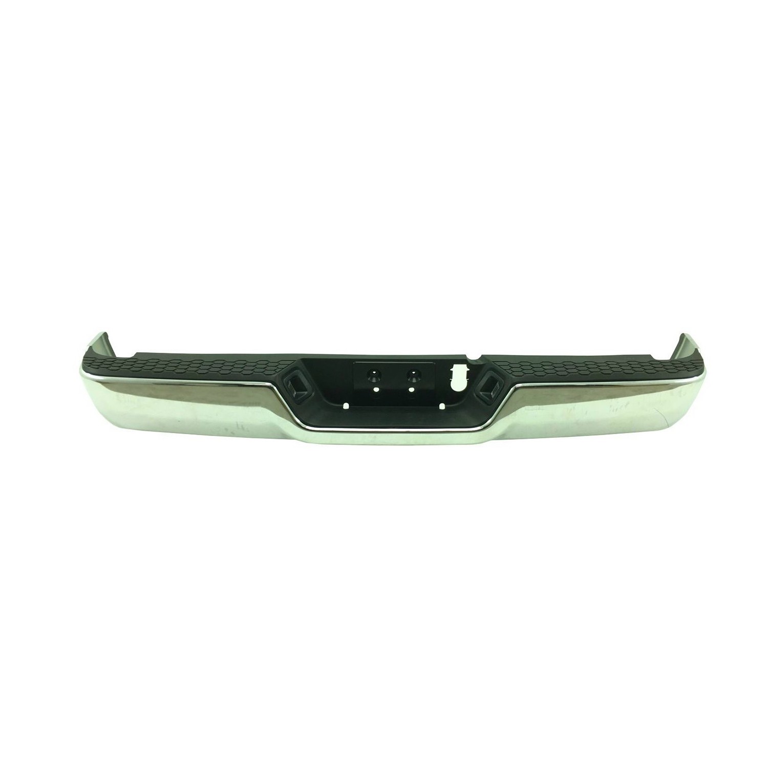 Bumper Assembly Rear w/o Parking Sensors Chrome CAPA for Ram 3500 2500