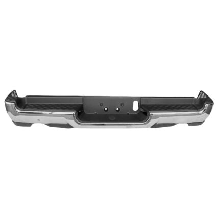 Bumper Assembly Rear Dual Exhaust w/o Adv Prk w/o Prk Snsr Chrome for Ram 1500 Limited Laramie Sport Big Horn Lone Star SLT SXT Laramie Longhorn HFE Longhorn Laramie Sport ST Hemi Sport Special Service TRX Limited Longhorn TRX Launch Edition Big Horn OffRoad 2019–2024