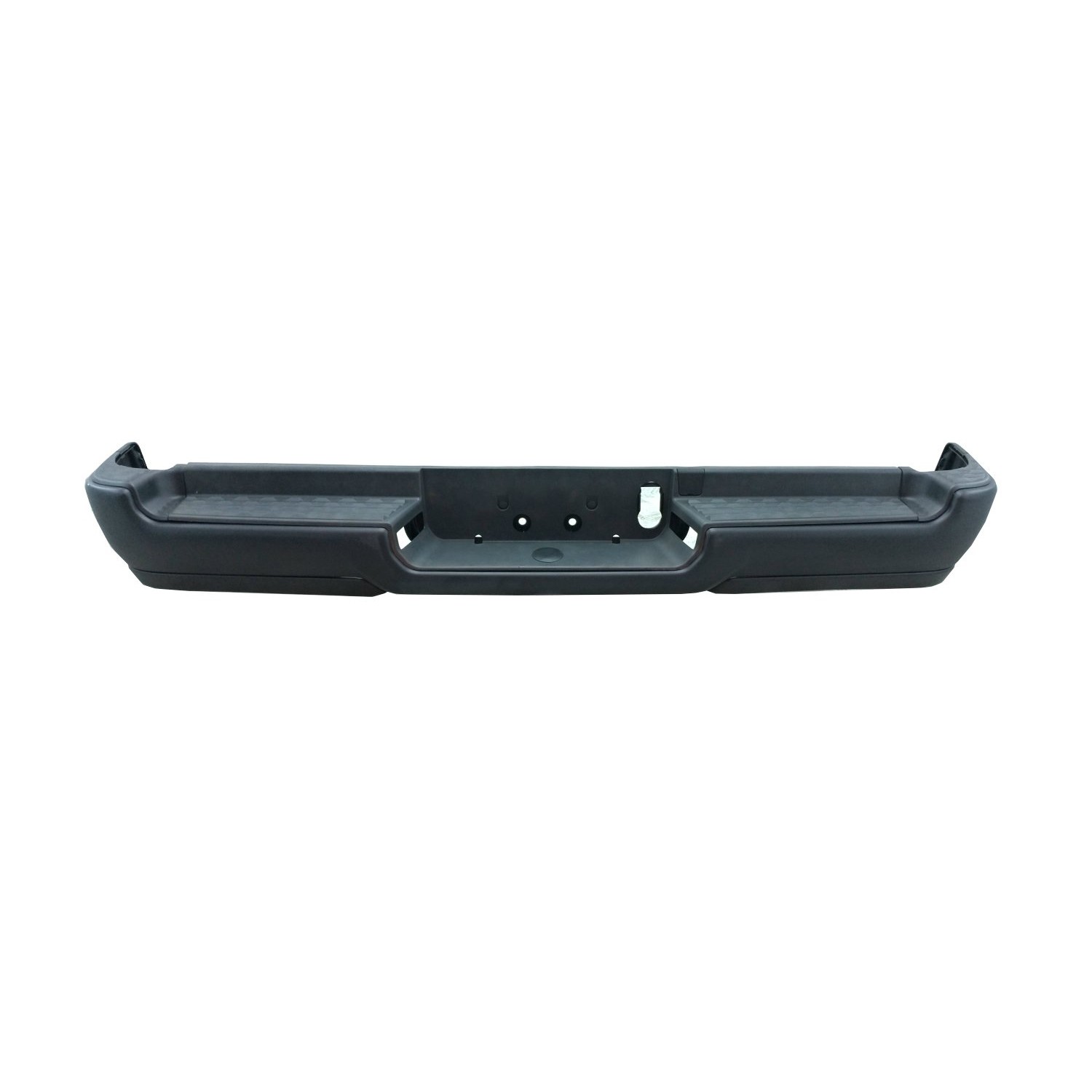 Bumper Assembly Rear Single Exhaust w/o Adv Park w/o Parking Sensor w/o Lamps Black CAPA for Ram 1500 Rebel 2019–2024