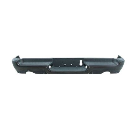 Bumper Assembly Rear Dual Exhaust w/o Adv Park w/Parking Sensor w/o Lamps Black CAPA for Ram 1500 Rebel 2019–2024