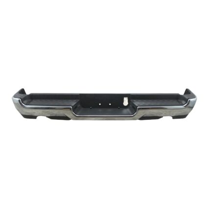 Bumper Assembly Rear Dual Exhaust w/o Adv Prk w/o Parl w/o Lamps Chrome CAPA for Ram 1500 Limited Laramie Sport Big Horn Lone Star SLT SXT Laramie Longhorn HFE Longhorn Laramie Sport ST Hemi Sport Special Service TRX Limited Longhorn TRX Launch Edition Big Horn OffRoad 2019–2024