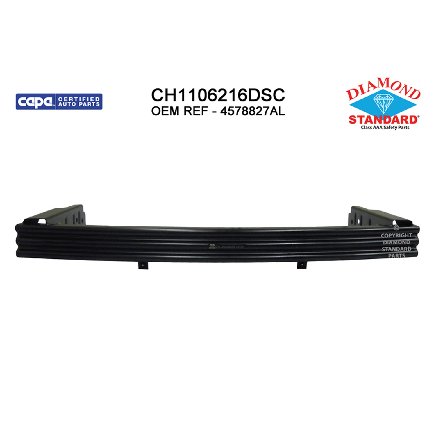 Bumper Cover Reinforcement Rear CAPA for Jeep Grand Cherokee Grand Cherokee WK Dodge Durango