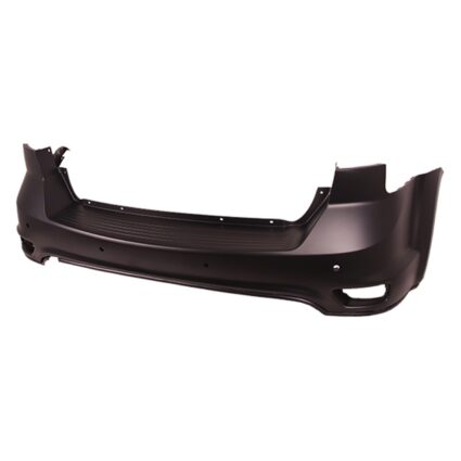 Bumper Cover Rear Upper w/Parking Sensor Primed CAPA for Dodge Journey 2011–2019