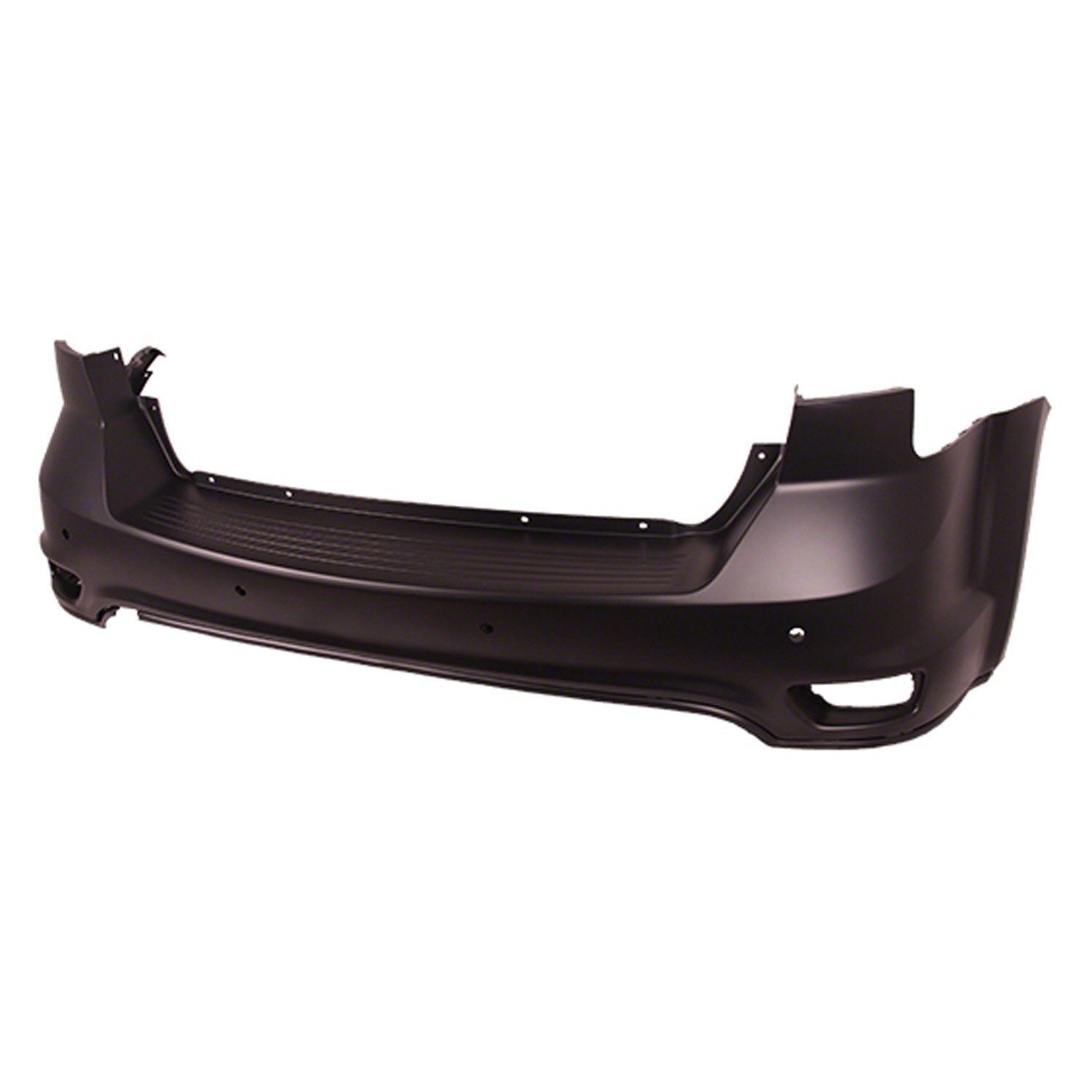 Bumper Cover Rear Upper w/Parking Sensor Primed CAPA for Dodge Journey 2011–2019