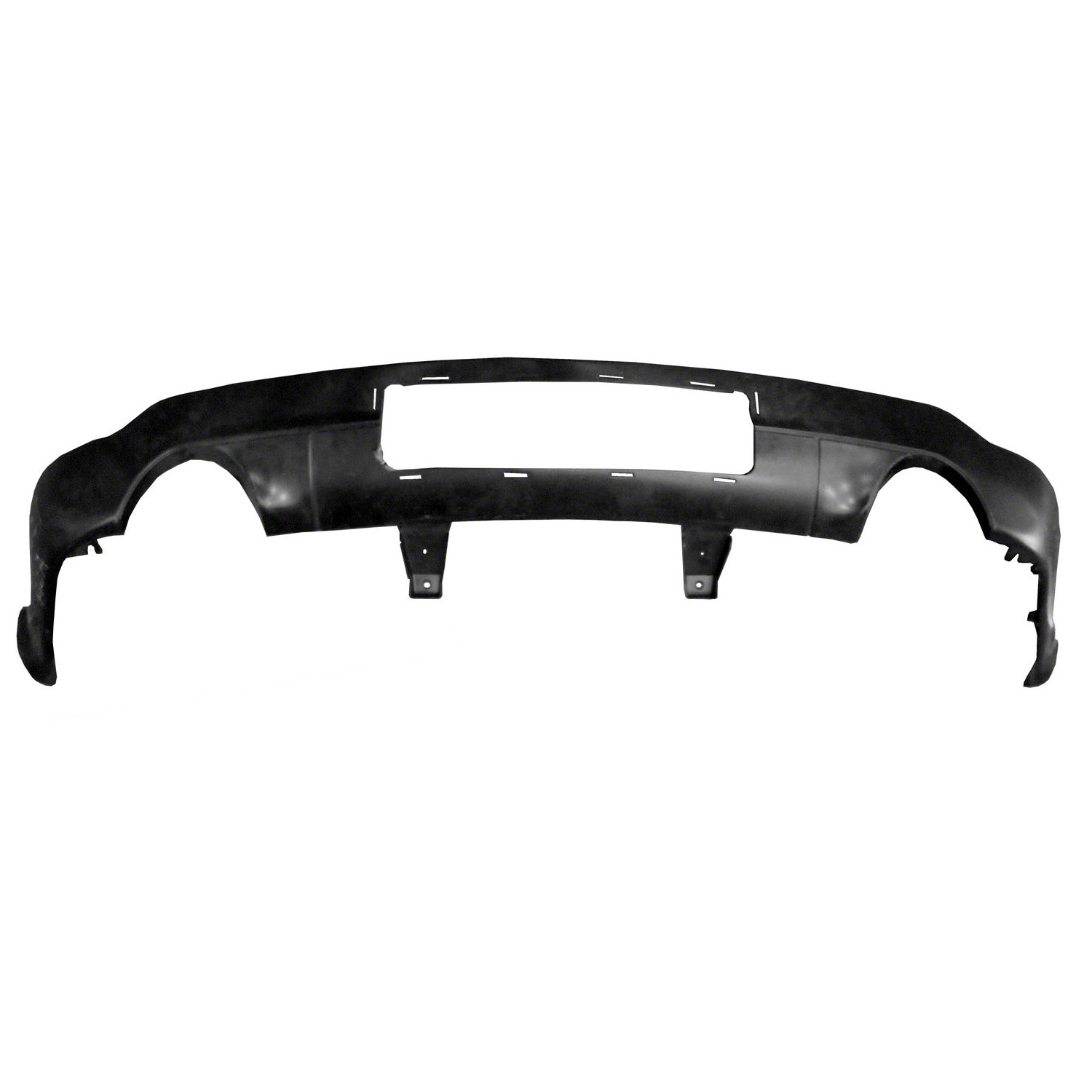 Bumper Cover Rear Lower Dual Chrome Exhaust Tips w/Towing Pkg Type 2 CAPA for Jeep Grand Cherokee Grand Cherokee WK