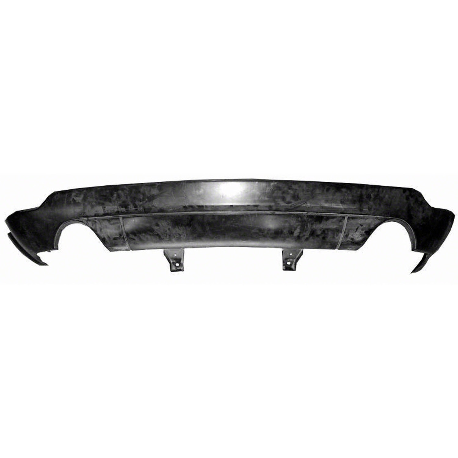 Bumper Cover Rear Lower Dual Chrome Exhaust Tips w/o Towing Pkg Type 4 for Jeep Grand Cherokee Grand Cherokee WK