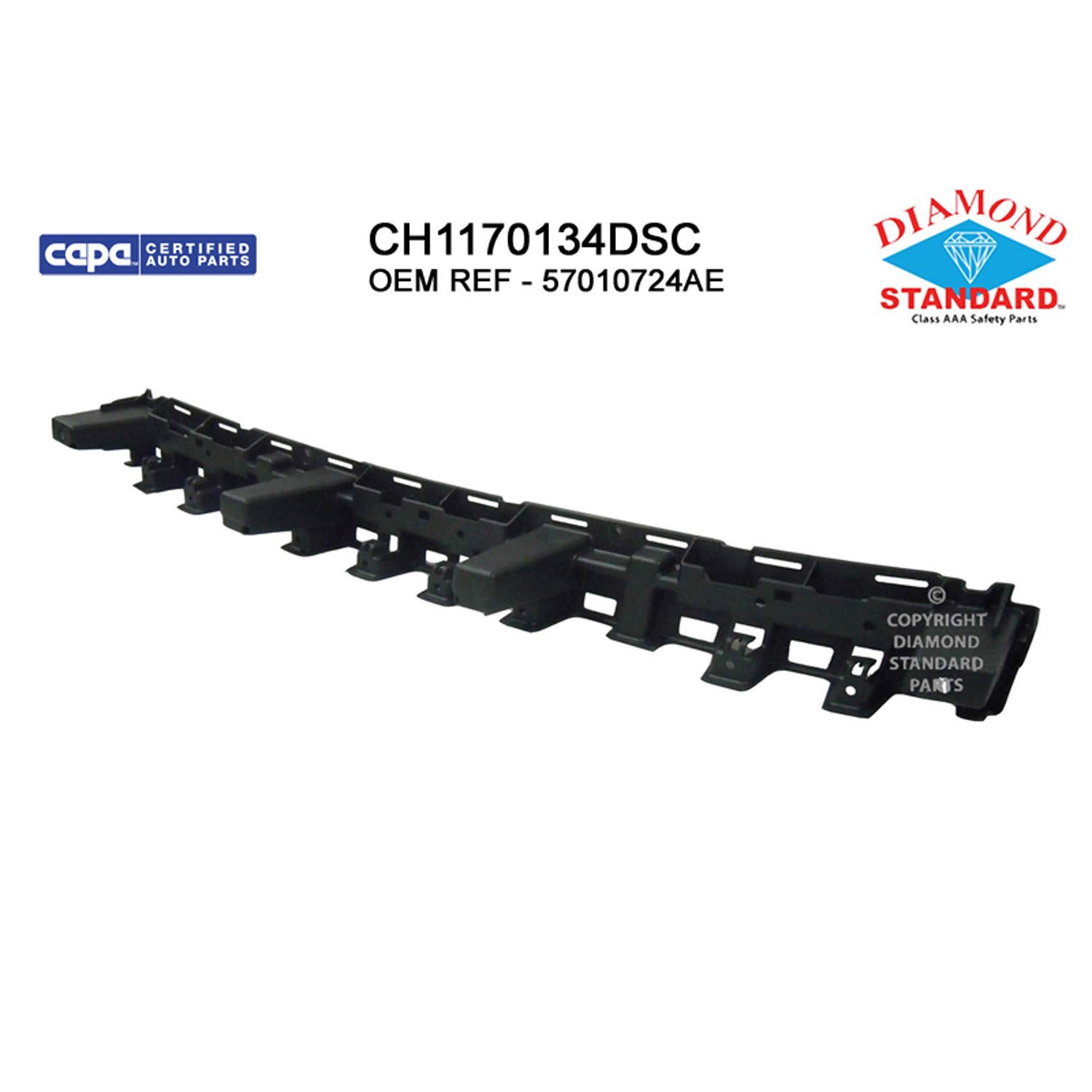 Bumper Impact Absorber Rear CAPA for Jeep Grand Cherokee Grand Cherokee WK Dodge Durango