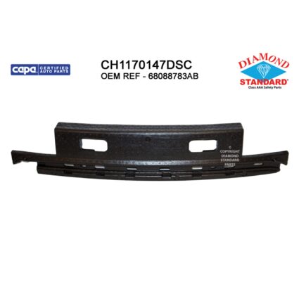 Bumper Impact Absorber Rear w/Fascia Type 1 CAPA for Dodge Journey 2011–2020