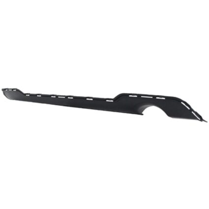 Bumper Valance / Grille Kit Rear Single Exhaust Matte Dark Gray Panel CAPA for Dodge Avenger 2011–2014