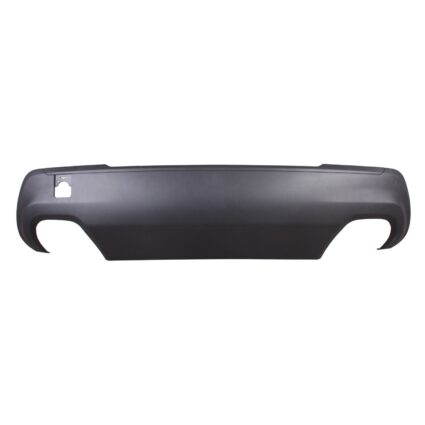 Bumper Valance / Grille Kit Rear Panel Dual Exhaust w/o Trailer Hitch w/Black Trim Primed CAPA for Jeep Cherokee 2019–2023