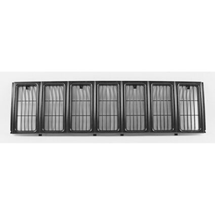 Grille Assembly Black Primed CAPA for Jeep Cherokee Sport SE 1997–2001