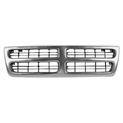Grille Assembly Chrome & Black for Dodge B2500 Ram 2500 Van Ram 1500 Van Ram 3500 Van B3500 B1500
