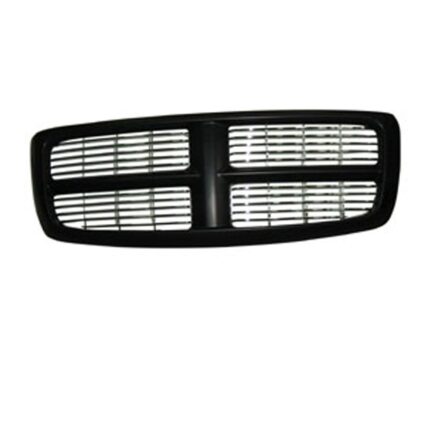Grille Assembly Black Grille Frame/Chrome Billet Inserts for Dodge Ram 1500 Ram 2500 Ram 3500
