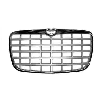 Grille Assembly Chrome Outer & Silver Inner for Chrysler 300 2005–2009