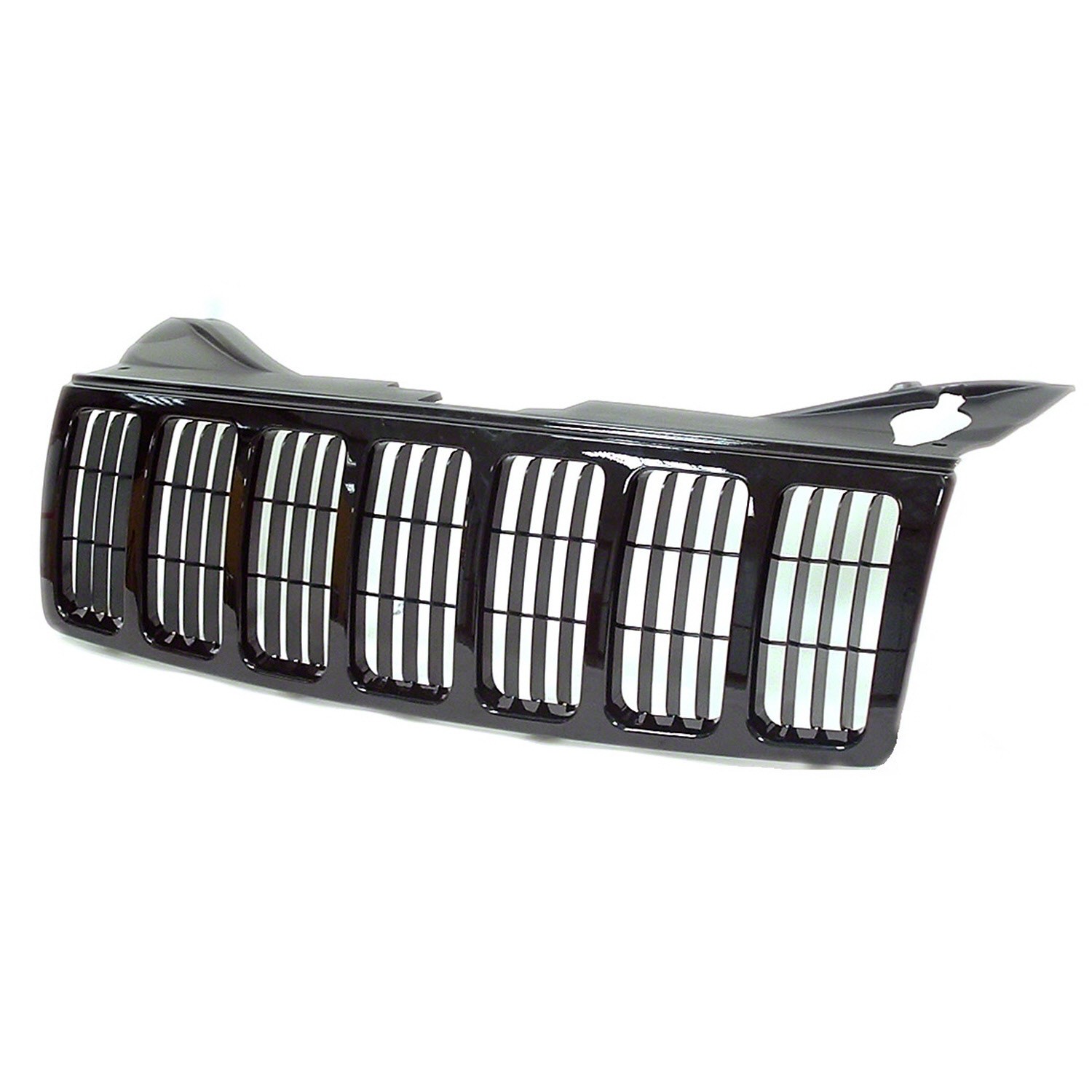 Grille Assembly 1 Pc Frame w/Integral Insert CAPA for Jeep Grand Cherokee 2005–2007