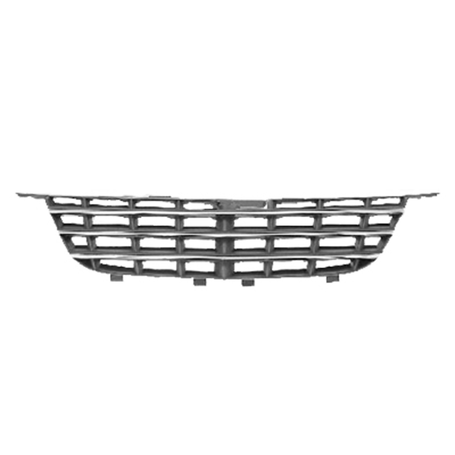 Grille Assembly Silver-Black w/Chrome Molding CAPA for Chrysler Sebring Sedan Convertible 2007–2010