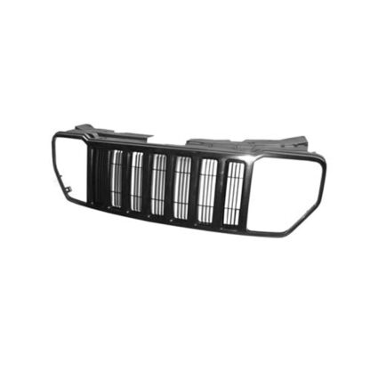 Grille Assembly Matte Black w/Black Frame for Jeep Liberty 2008–2011