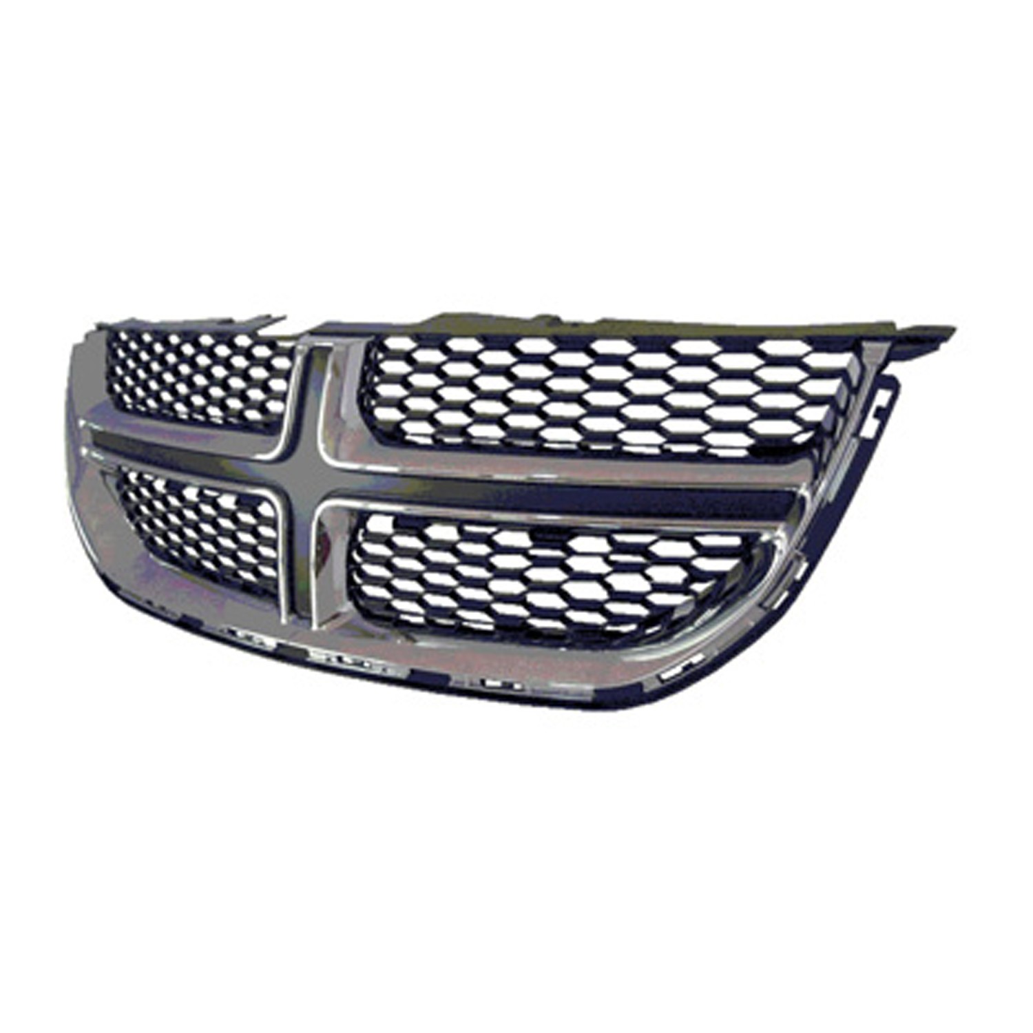 Grille Assembly Chrome/Black for Dodge Grand Caravan 2011–2020