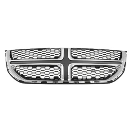 Grille Assembly Chrome/Black CAPA for Dodge Grand Caravan 2011–2020