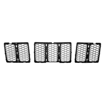 Grille Assembly Honeycomb Style Chrome/Chrome CAPA for Jeep Grand Cherokee 2014–2016