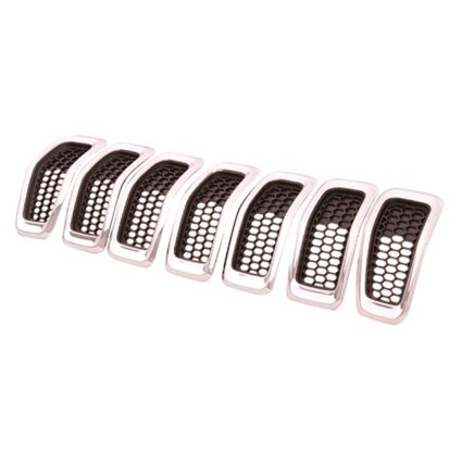 Grille Assembly w/Chrome CAPA for Jeep Cherokee 2014–2018
