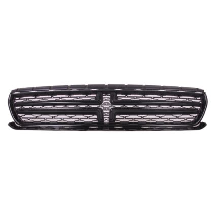 Grille Assembly w/o Hood Scoop w/o Chrome Gloss Black CAPA for Dodge Charger 2015–2023