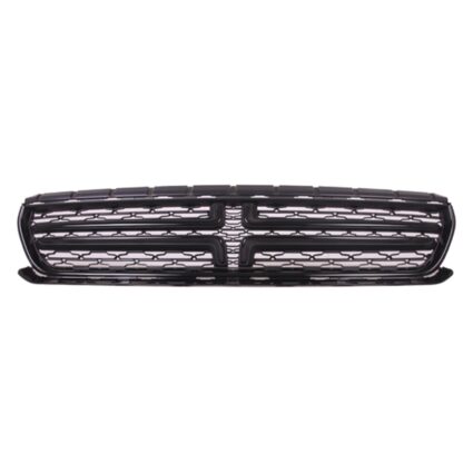 Grille Assembly w/o Hood Scoop w/o Chrome Gloss Black CAPA for Dodge Charger 2015–2023