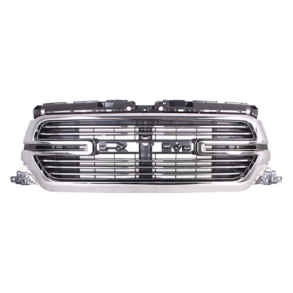 Grille Assembly w/Surround View Camera Chrome for Ram 1500 Laramie 2019–2022