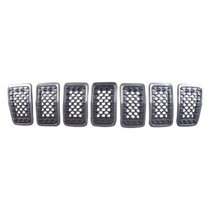 Grille Assembly Black CAPA for Jeep Cherokee Limited Sport Latitude North Overland Latitude Plus 2019–2022