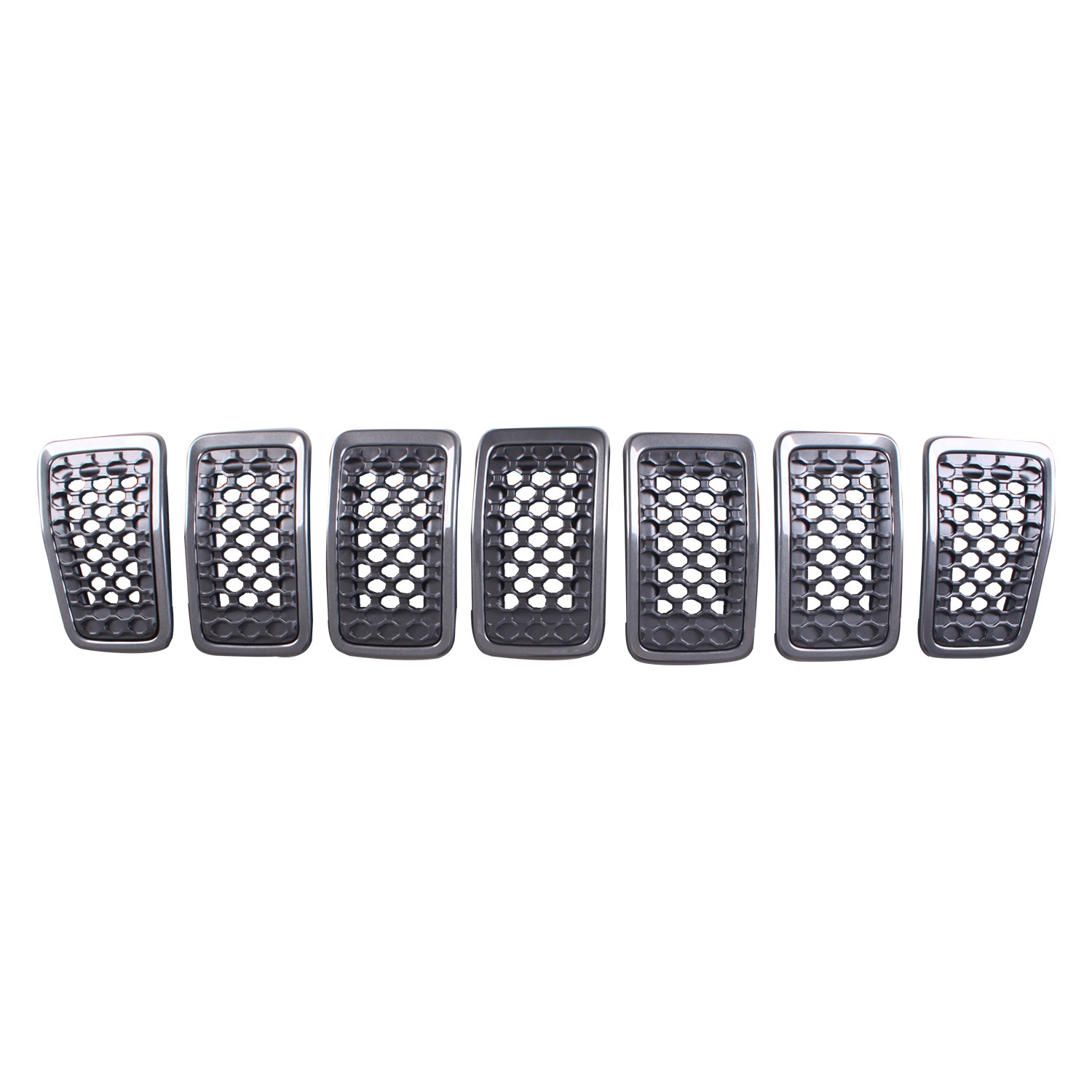 Grille Assembly Black CAPA for Jeep Cherokee Limited Sport Latitude North Overland Latitude Plus 2019–2022