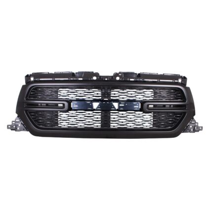 Grille Assembly w/o Surround View Black CAPA for Ram 1500 2019–2024