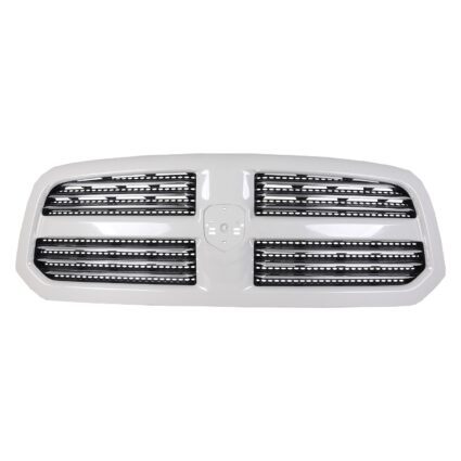 Grille Assembly Gloss Black/Satin Chrome Xhairs CAPA for Ram 1500 Sport Tradesman R/T 2013–2019