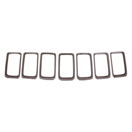 Grille Molding Grille Insert Chrome Smoked Black for Jeep Grand Cherokee 2014–2016