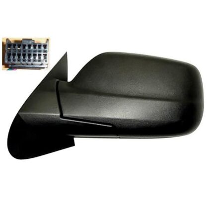 Door Mirror Assembly Left Heated w/Memory Black for Jeep Grand Cherokee 2005–2010