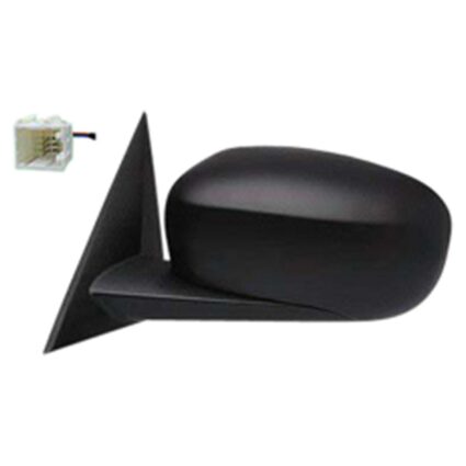 Door Mirror Assembly Left Power w/o Heat Non-Folding Textured Black for Dodge Charger 2006–2010