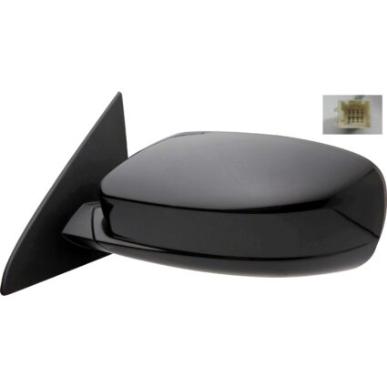 Door Mirror Assembly Left Power Heated Black (Code X8) for Chrysler 200 Sedan 2011