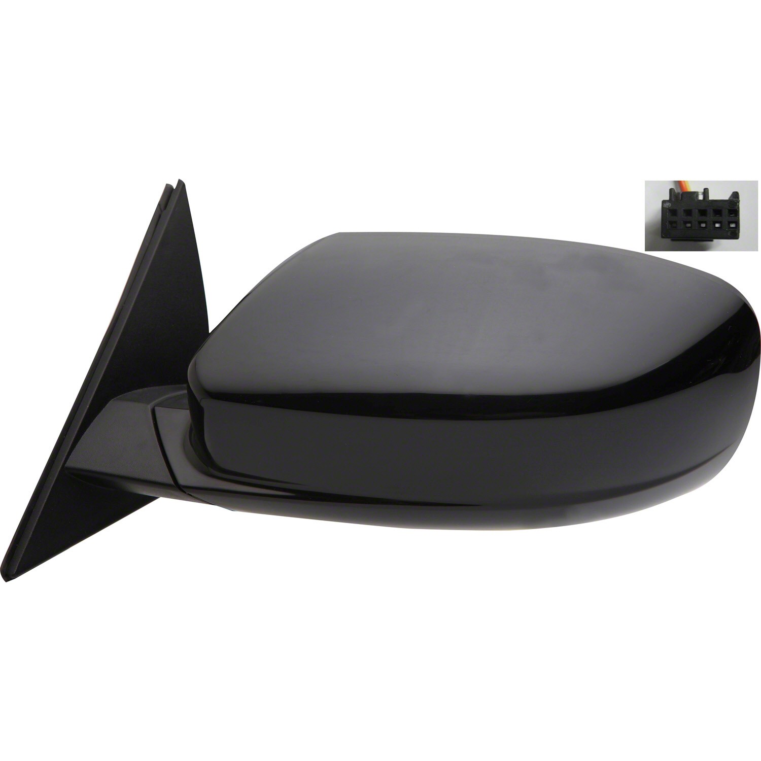 Door Mirror Assembly Left Power w/o Auto Dimming w/o Signal Lamp for Dodge Charger 2011–2015