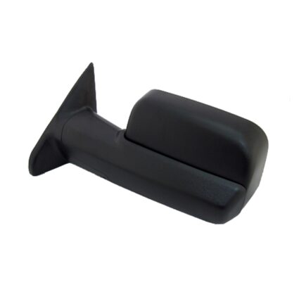 Door Mirror Assembly Left Manual Non-Heated Trailer Tow Type Textured Black for Ram 3500 1500 2500 1500 Classic