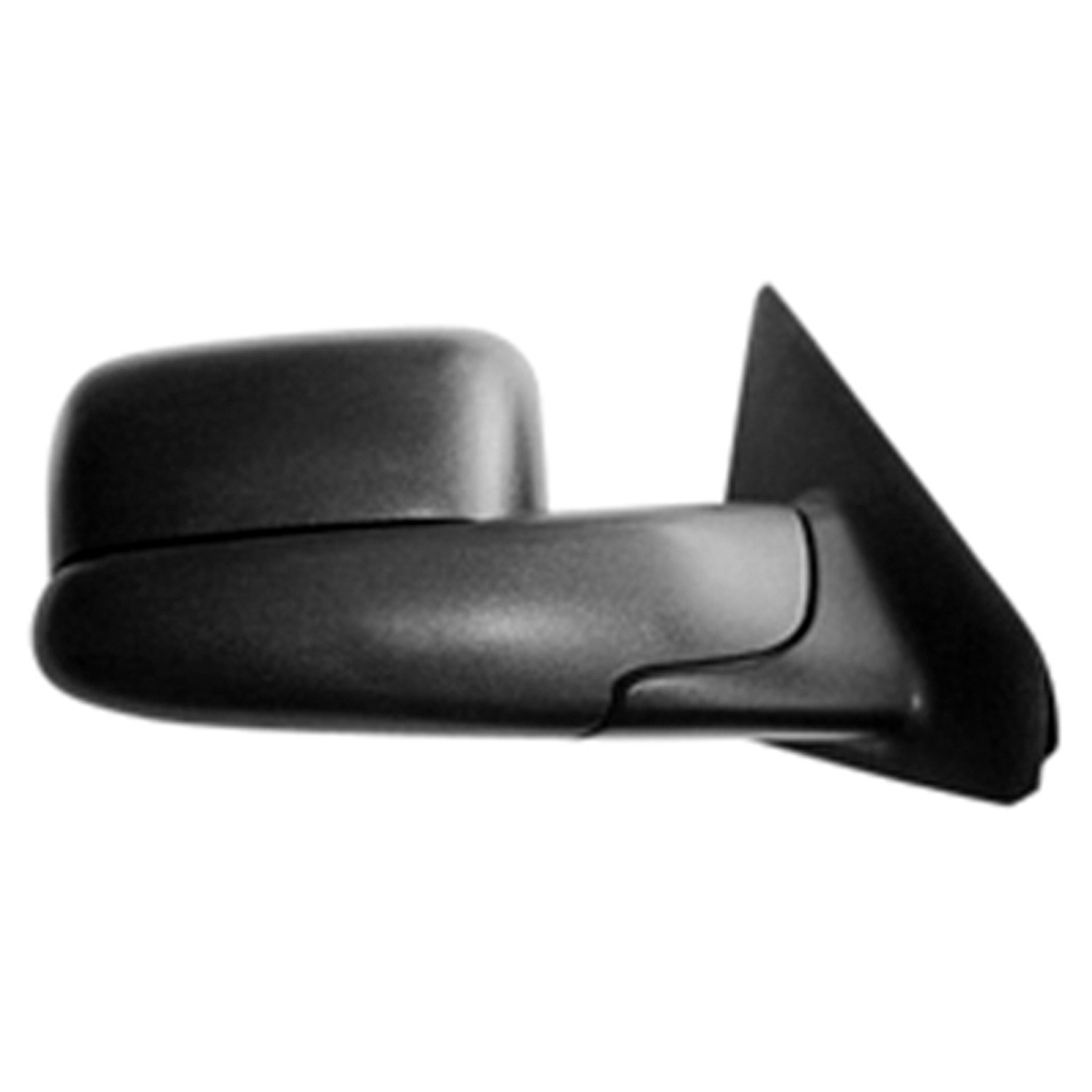 Door Mirror Assembly Right NEW STYLE Power Heated Folding w/Towing Pkg Curved Arm Inseam for Dodge Ram 1500 Ram 2500 Ram 3500