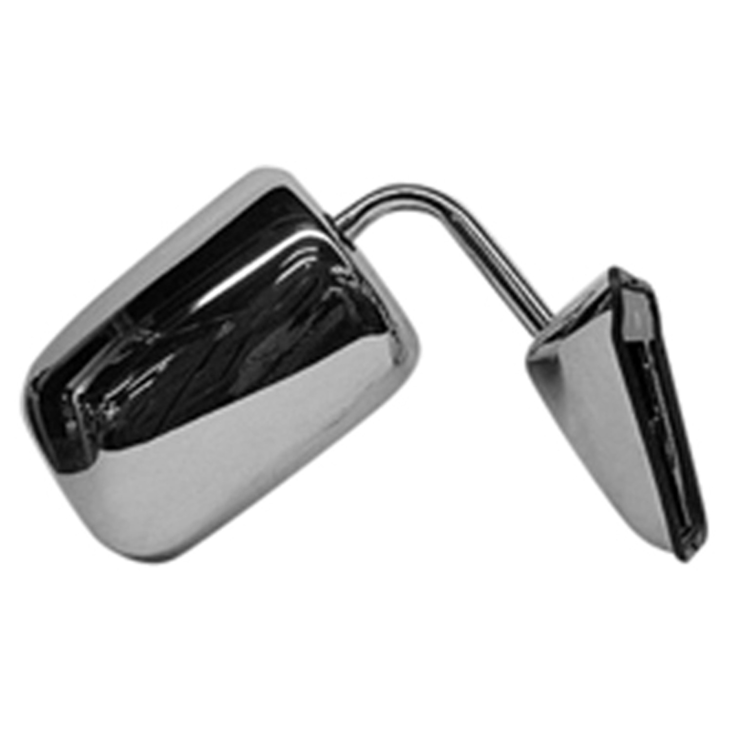 Door Mirror Assembly Right Manual Chrome (Package 6 X 9") for Dodge W350 D350 W250 D250 D150 W150 D100 W100