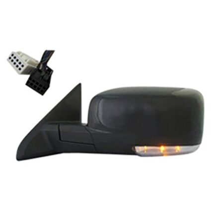 Door Mirror Assembly Right Heated w/Signal Lamp w/Puddle Lamp for Dodge Ram 1500 2009