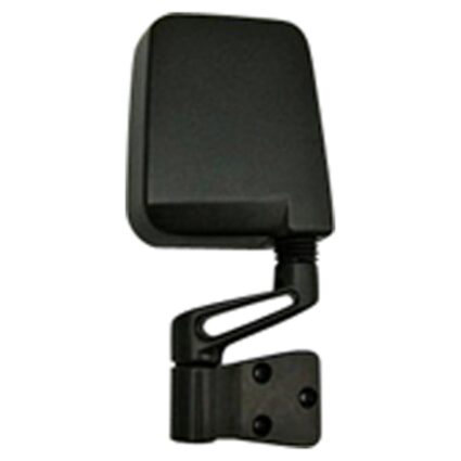 Door Mirror Assembly Right Manual Flat-Black Finish for Jeep Wrangler 1994–2002