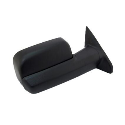 Door Mirror Assembly Right Manual Non-Heated Trailer Tow Type Textured Black for Ram 3500 1500 2500 1500 Classic
